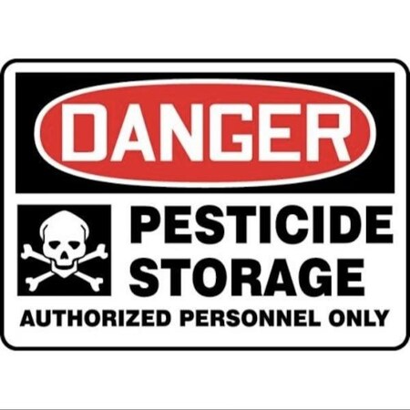 Accuform OSHA DANGER SAFETY SIGN PESTICIDE MCAW001XP MCAW001XP